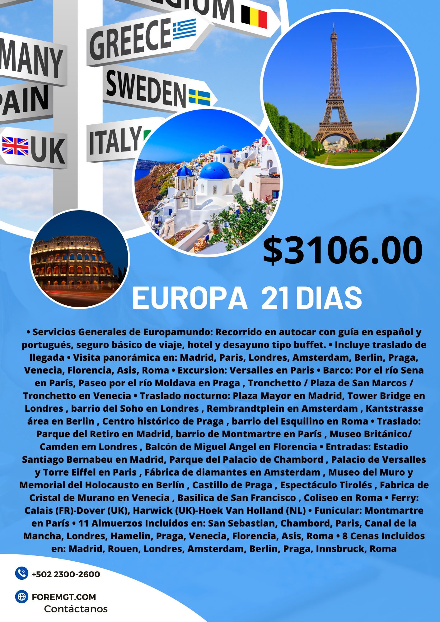 EUROPA 21 DIAS 21 DIAS EUROPA